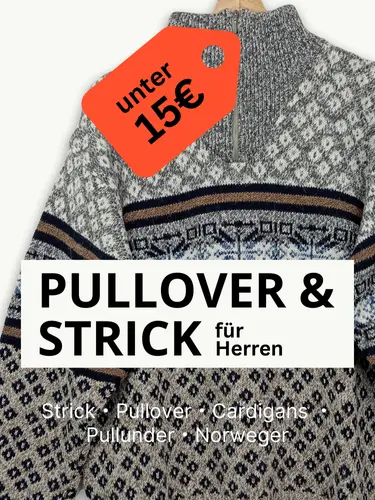 Pullover und Strick für Herren unter 15 Euro