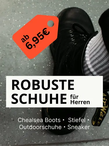 Robuste Schuhe für Herren ab 6,95 Euro
