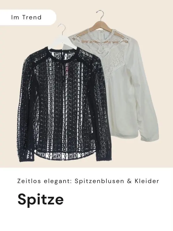 Damenmode mit Spitze