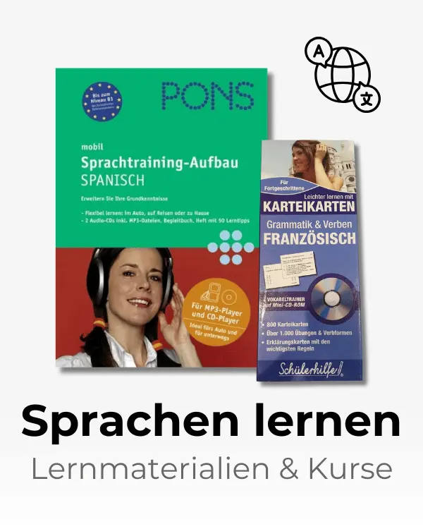 Sprachen lernen - Sprachkurse & Bücher
