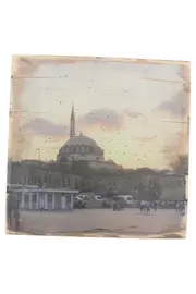 Vorschaubild 1 von Bild Istanbul Moschee Holz Vintage Mehrfarbig Wandbild Deko