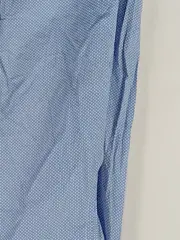 Vorschaubild 10 von Business Hemd Herren Blau Gemustert Gr. M Slim Fit Baumwolle
