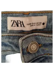 Vorschaubild 3 von Damen Destroyed Jeans High Waist Skinny Hellblau Gr. 38 W29