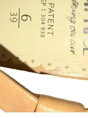 Vorschaubild 6 von Damen Sandaletten Gr. 39 Beige Leder Riemchen Absatz Elegant