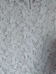 Vorschaubild 5 von EDC Damen Spitzen Top Gr. 40/L Weiß Spitze Kurzarm