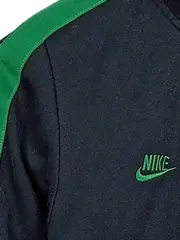 Vorschaubild 2 von Damen Trainingsjacke Schwarz Grün Emblem Stickerei Gr. M