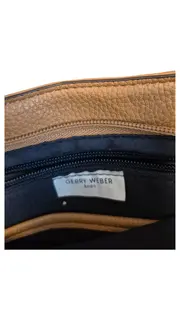 Vorschaubild 6 von Damen Umhängetasche Crossbody Bag Braun Uni Reißverschluss M