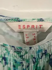 Vorschaubild 6 von Damen Sommerkleid Gr. 34/XS Blumenmuster Grün Trägerkleid