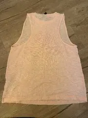 Vorschaubild 2 von Damen Tank Top Sportshirt Rosa Logo-Print Gr. XS