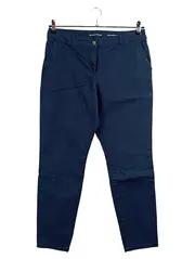 Vorschaubild 3 von Damen Chino Stoffhose Slim Fit Blau Gr. 38 W29