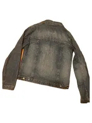 Vorschaubild 3 von Jeansjacke Kinder Gr. 176 Blau Baumwolle Denim Jacke