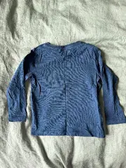 Vorschaubild 2 von Langarmshirt Jungen Gr. 98 Petrol Brusttasche Baumwolle