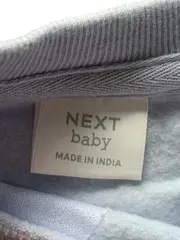 Vorschaubild 5 von Baby Pullover Gr. 56 Hund Applikation Little Me Blau Junge
