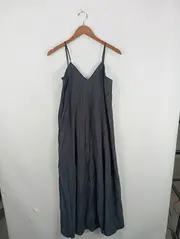 Vorschaubild 2 von Damen Sommerkleid Maxikleid Trägerkleid Schwarz Gr. XS Casual