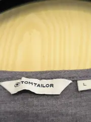 Vorschaubild 3 von Damen Pullover Gr. 40 L Grau Meliert Viskose 3/4 Arm Struktur Shirt