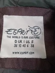 Vorschaubild 3 von Damen Wollmantel Kariert Gr. 36/S Mehrfarbig Klassisch Vintage