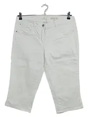 Vorschaubild 1 von Alexa Capri Hose Damen Größe 40 Weiß Stoffhose