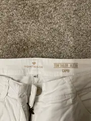 Vorschaubild 2 von Alexa Capri Hose Damen Größe 40 Weiß Stoffhose