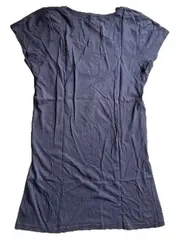 Vorschaubild 2 von Damen T-Shirt Longshirt Gr. M Grau Print Floral Casual