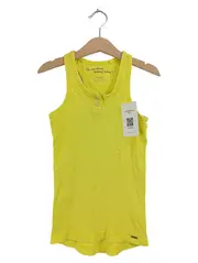 Vorschaubild 1 von Girls Top Tanktop Gelb Rippstrick Knopfleiste Gr. 128