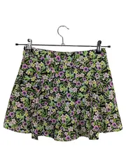 Vorschaubild 1 von Minirock Damen S 36 Blumenmuster Mehrfarbig Tropical Sommer