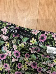 Vorschaubild 3 von Minirock Damen S 36 Blumenmuster Mehrfarbig Tropical Sommer
