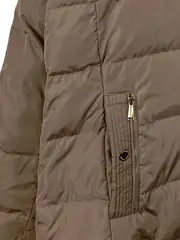 Vorschaubild 3 von Damen Steppjacke Pelzkragen Braun Gr. XL Winterjacke