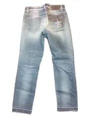 Vorschaubild 2 von Jeans Vintage Edition Damen Destroyed Jeans Gr. 42 Blau Slim