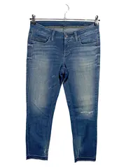 Vorschaubild 1 von Jeans Vintage Edition Damen Destroyed Jeans Gr. 42 Blau Slim