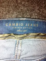 Vorschaubild 4 von Jeans Vintage Edition Damen Destroyed Jeans Gr. 42 Blau Slim