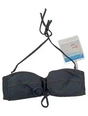 Vorschaubild 1 von Damen Bikini Oberteil Bandeau Neckholder Blau Gr. 80