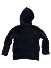 Vorschaubild 2 von Kinder Fleecejacke mit Kapuze Gr. 92/98 Blau