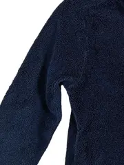 Vorschaubild 6 von Kinder Fleecejacke mit Kapuze Gr. 92/98 Blau