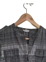 Vorschaubild 5 von Damen Bluse Langarm kariert Business XS Polyester Büro