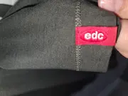 Vorschaubild 5 von EDC Damen Freizeitkleid Langarm Gr. XS Oliv Casual Baumwolle