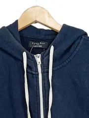 Vorschaubild 2 von Man Basic Sweatjacke Herren Gr. L Navy Blau Kapuze Reißverschluss