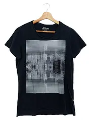 Vorschaubild 1 von Damen T-Shirt Schwarz Gr. 36/S Streetwear Urban Print