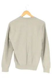 Vorschaubild 2 von Damen Strickjacke Grau Einheitsgröße Klassisch Elegant