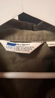 Vorschaubild 2 von Herren Hemd XL Oliv Militärstil Outdoor Langarm Baumwolle