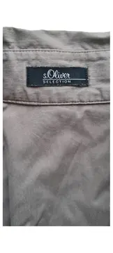 Vorschaubild 4 von Selection Damen Bluse Gr. 36/S Grau 3/4-Arm Klassisch