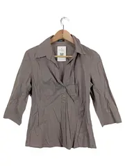 Vorschaubild 1 von Selection Damen Bluse Gr. 36/S Grau 3/4-Arm Klassisch