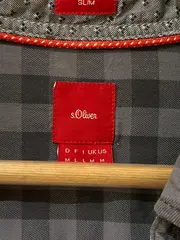 Vorschaubild 4 von Herren Freizeithemd Kariert Grau Baumwolle Gr. M Langarm