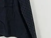 Vorschaubild 3 von Damen Langarmshirt Gr. 38/M Schwarz Feminin Punkte Rüschen