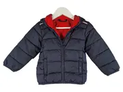 Vorschaubild 1 von Kinder Steppjacke Gr. 86 Blau Kapuze Mädchen Jungen Alltag