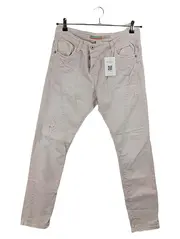 Vorschaubild 1 von Jeans Damen Destroyed Hose Beige Größe 42 XL W33 Casual