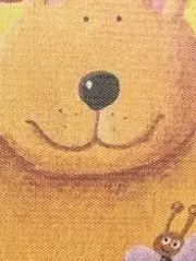 Vorschaubild 3 von EGERSTA Leinwandbild Bär Kinderzimmer Deko 25x25 cm Bunt