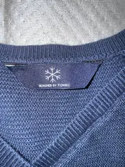 Vorschaubild 2 von Baby Strickjacke Wickeljacke Gr. 86/92 Blau Baumwolle