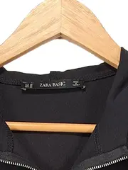 Vorschaubild 3 von Basic Damen Kapuzenpullover Hoodie Leopardenmuster Schwarz Gr. XS