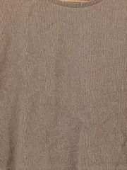 Vorschaubild 5 von Pullover Damen Gr. L Beige Cropped Rippstrick Langarm Basic