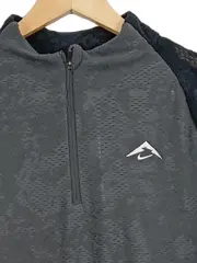 Vorschaubild 3 von Trail Dri-Fit Herren Pullover Gr. L Grau Half-Zip Laufshirt